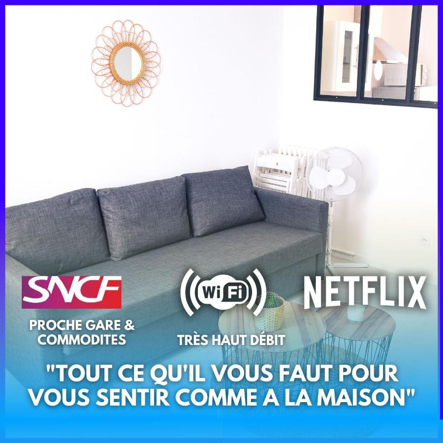 Netflix I Molotov I Lit 160X200 I Proche Gare Et Centre Ville I 39M2 I Wifi Toulon Dış mekan fotoğraf